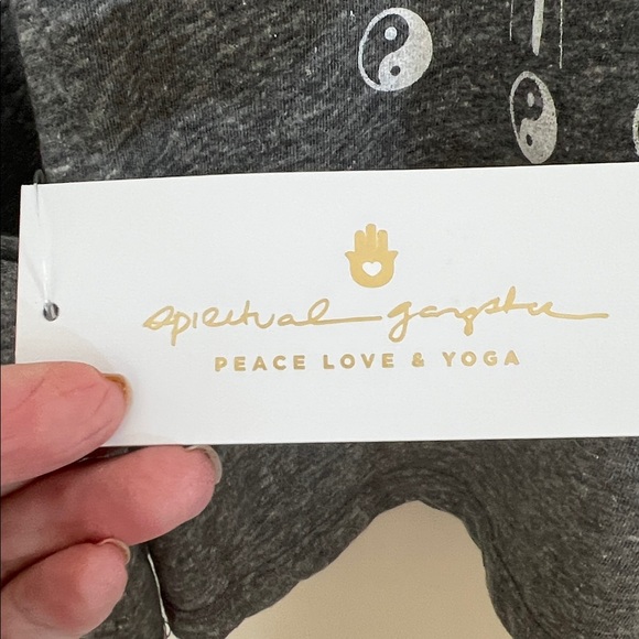 Spiritual Gangster Charcoal Muscle Tee - Picture 3 of 7